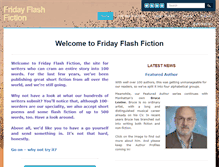 Tablet Screenshot of fridayflashfiction.com